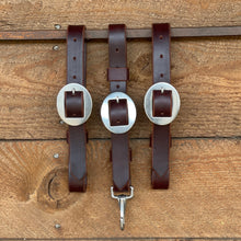 Load image into Gallery viewer, 1&quot; Bridle Leather Tug Set
